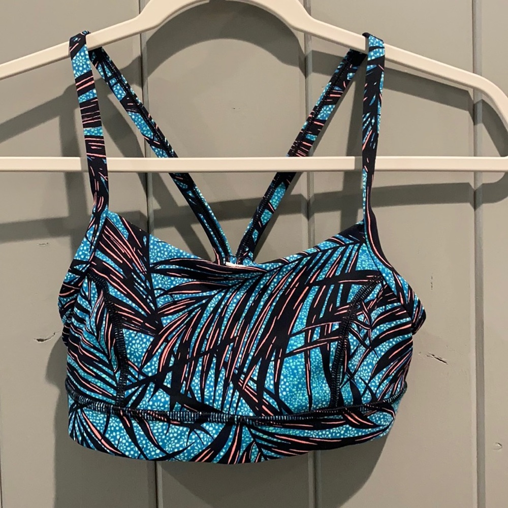 lululemon floral sports bra and leggings set